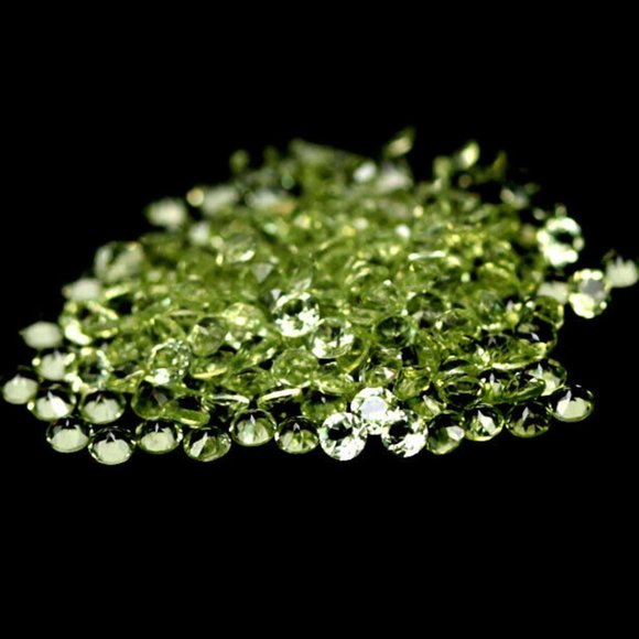 BRILLIANT 5.04ct SET OF MATCHING DIAMOND CUT PERIDOT!!! - Picture 2 of 3